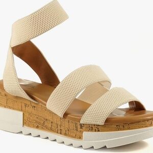 Cream Strappy Sandals